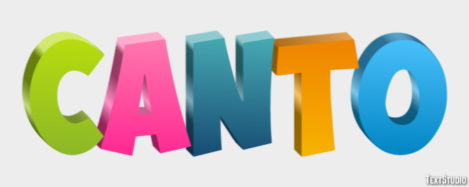 Canto Efeito de texto