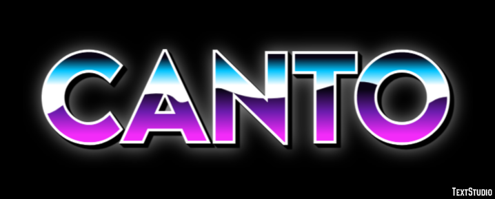Canto Efeito de texto