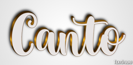 Canto Efeito de texto
