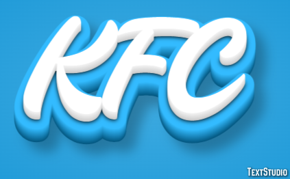 KFC Efecto de Texto