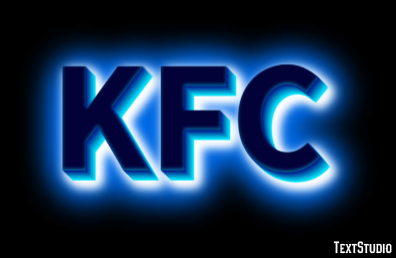 KFC テキスト効果