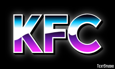 KFC Effet de Texte