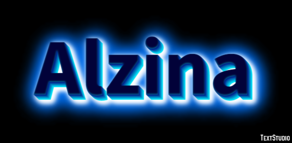 Alzina Text effect