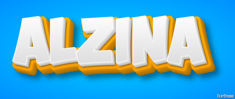 Alzina Text effect