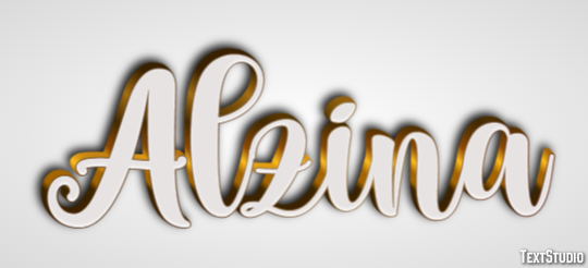 Alzina Text Effect