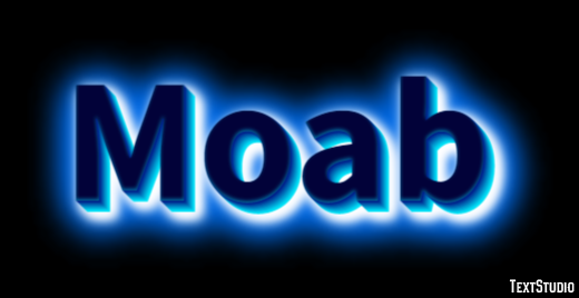 Moab Efekt tekstowy