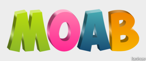 Moab Efekt tekstowy