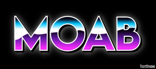 Moab Efeito de texto