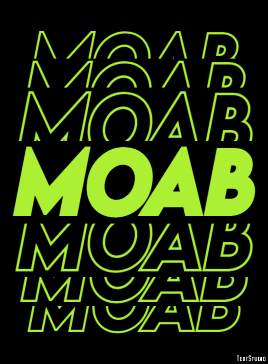 Moab Efekt tekstowy