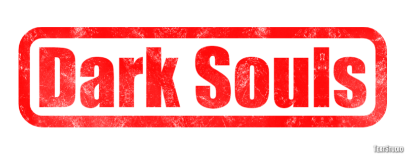 Dark Souls Effetto testo