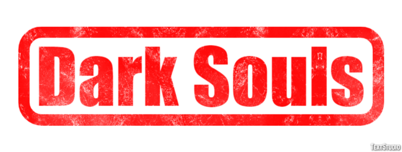 Dark Souls Texteffekt