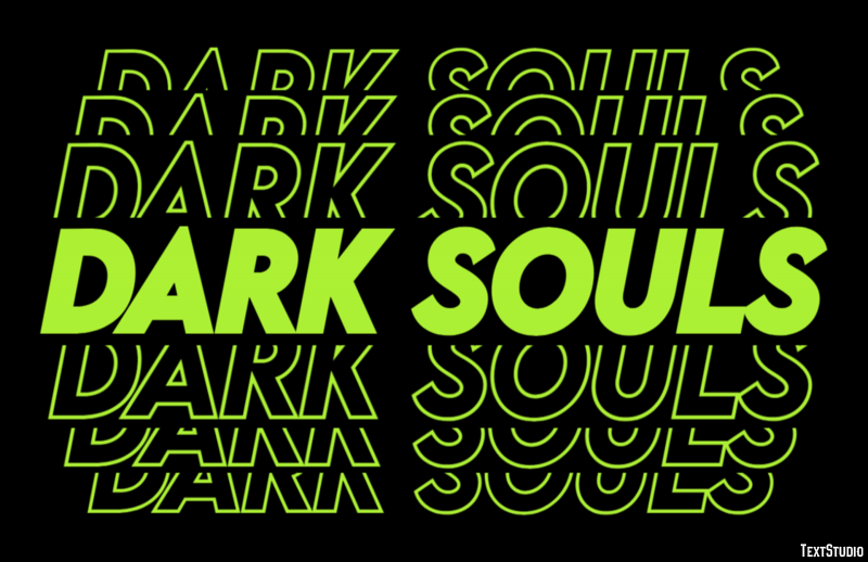 Dark Souls Texteffekt