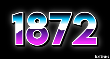 1872 Эффект текста