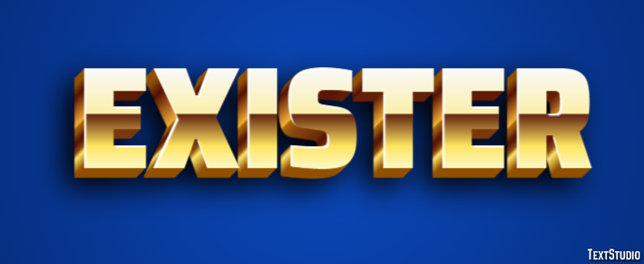 Exister Effet de texte