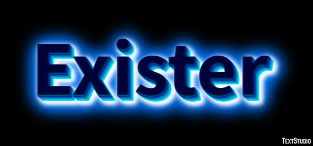 Exister Effet de texte