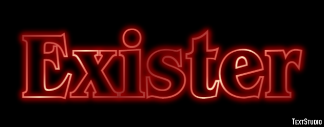 Exister Effet de texte