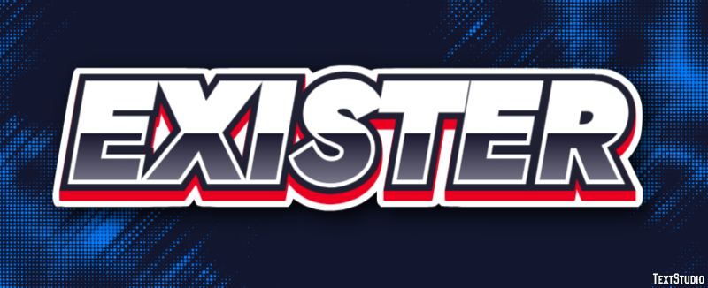 Exister Effet de texte