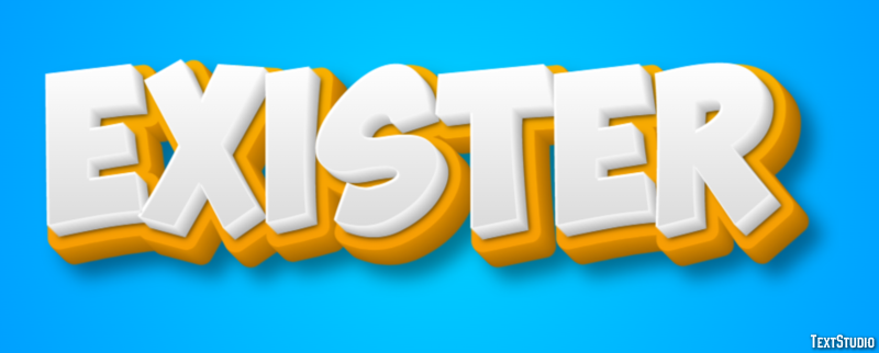 Exister Effet de Texte