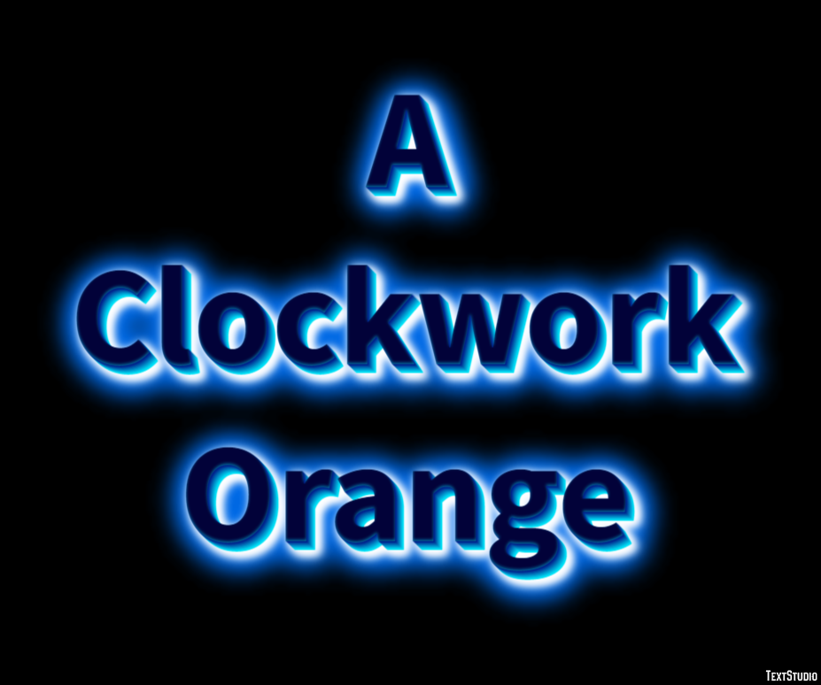 A Clockwork Orange Text Effect