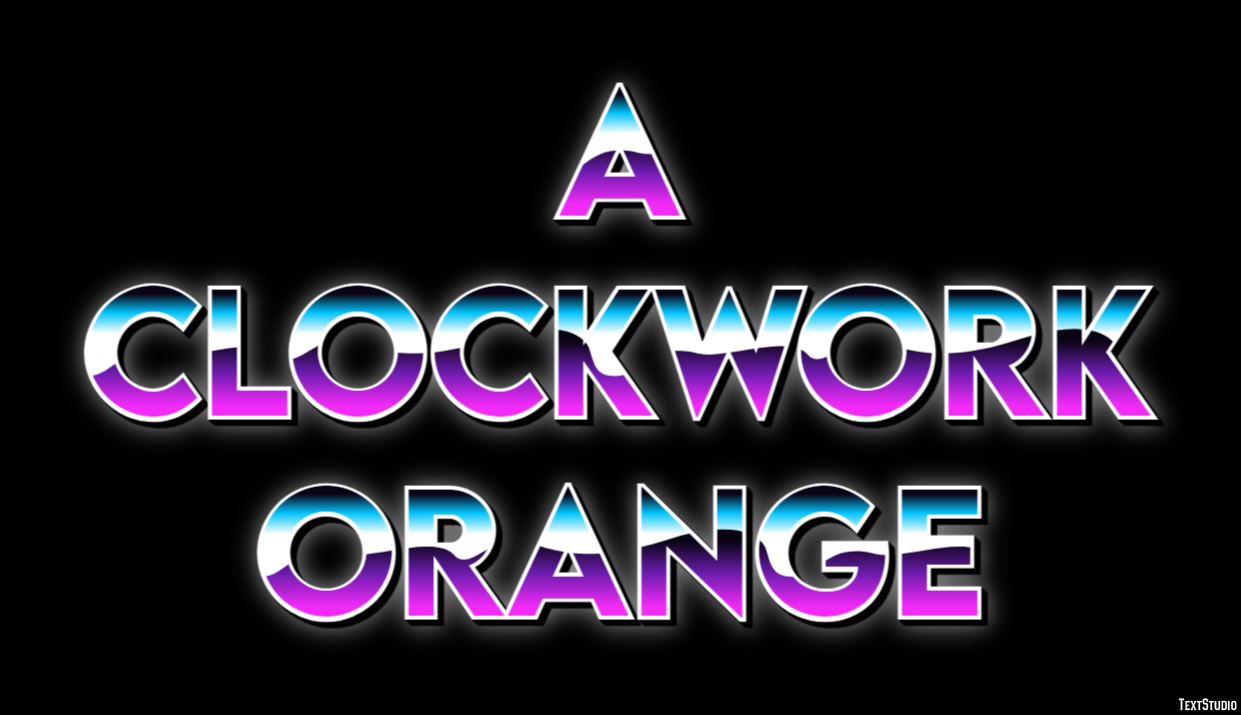 A Clockwork Orange Text Effect