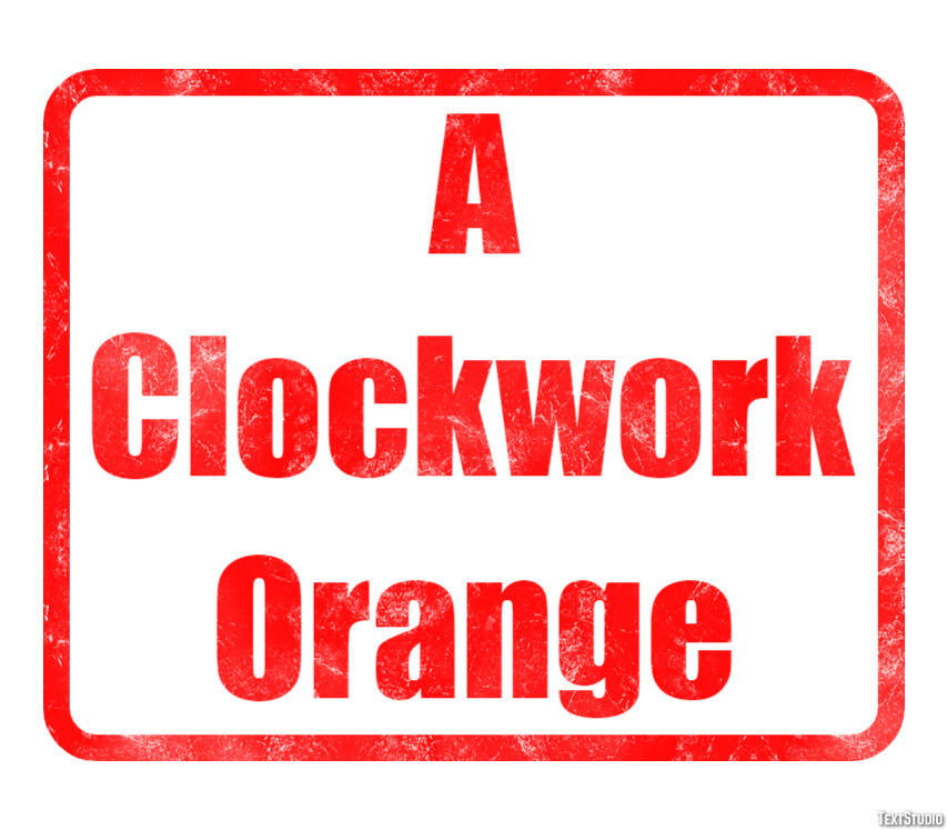 A Clockwork Orange Text Effect