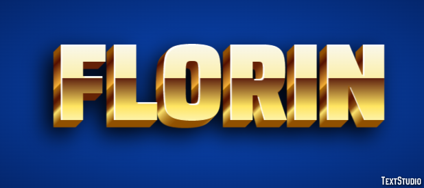 Florin Text effect