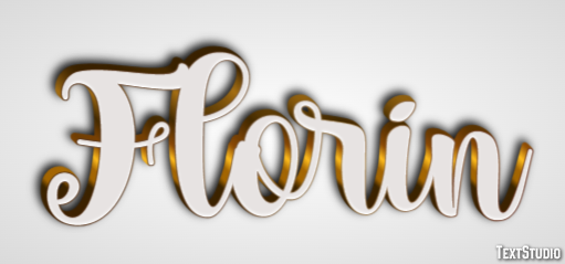 Florin Text effect