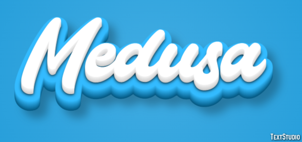 Medusa Efecto de texto