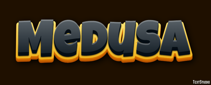 Medusa Efecto de Texto