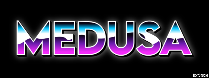 Medusa Efecto de texto