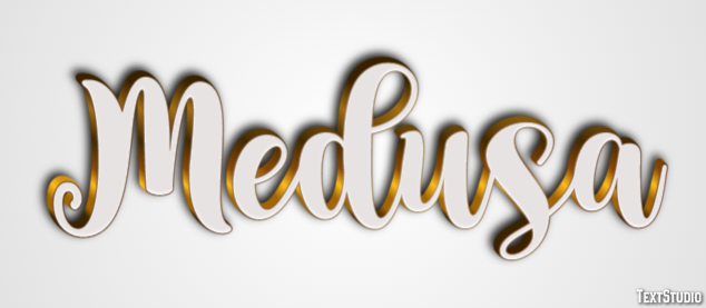 Medusa Efecto de Texto