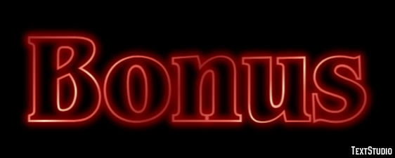 Bonus Efekt tekstowy