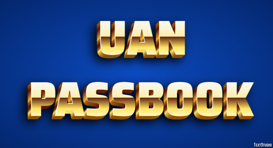 Uan Passbook Efekt tekstowy