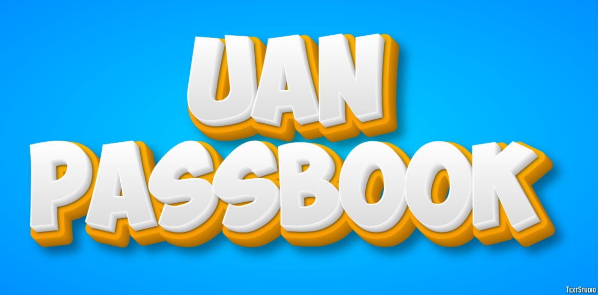 Uan Passbook Efekt tekstowy