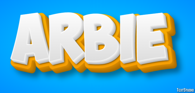 Arbie Text Effect