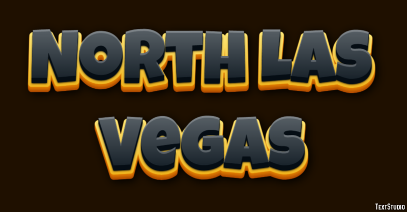 North Las Vegas Effetto testo