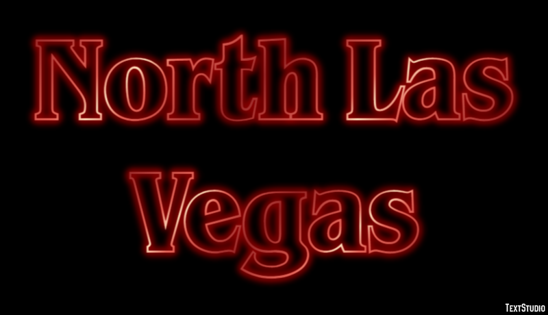 North Las Vegas Effetto testo