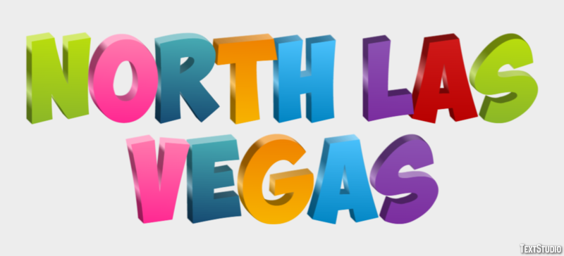 North Las Vegas Effetto testo