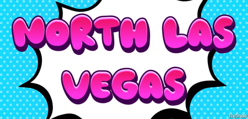 North Las Vegas Effetto testo