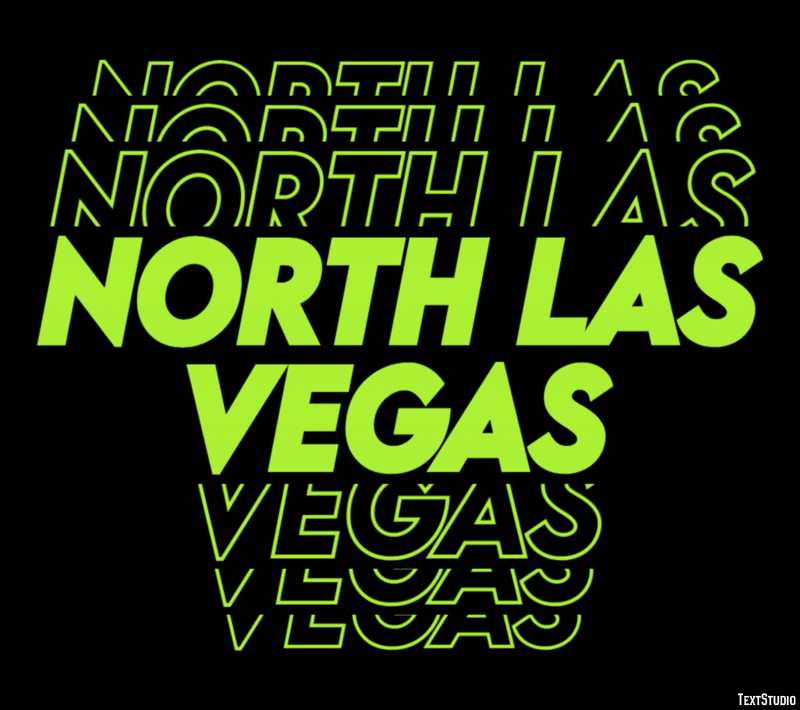 North Las Vegas Effetto testo