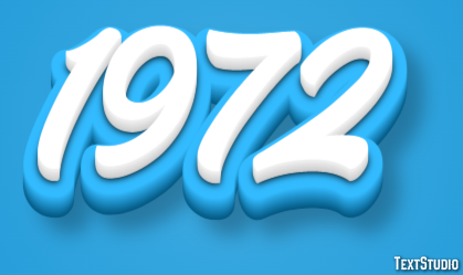 1972 Text Effect