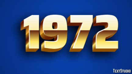 1972 Text Effect
