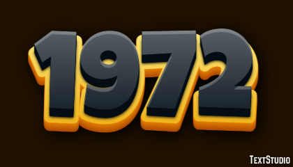1972 Text Effect