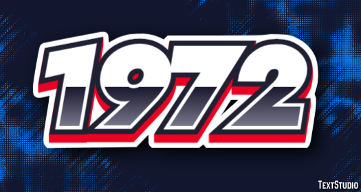 1972 Text Effect