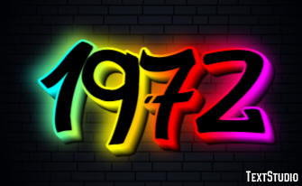 1972 Text Effect