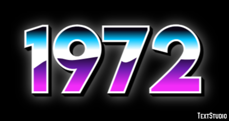 1972 Text Effect