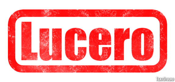 Lucero Effetto testo