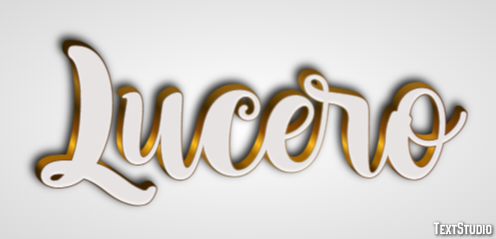 Lucero Effetto testo