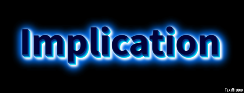 Implication テキスト効果