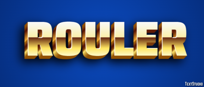 Rouler Effet de Texte